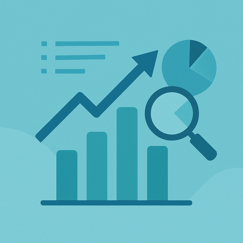 Abstract graphic representing financial growth